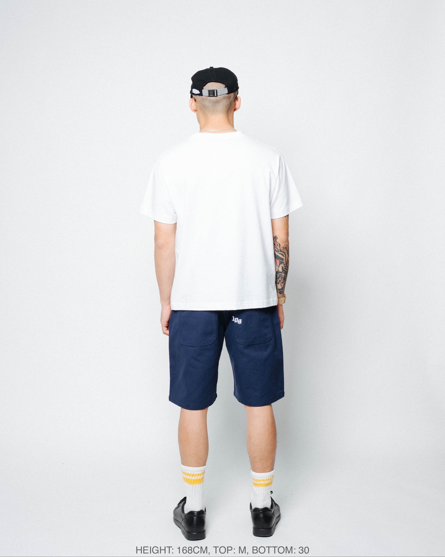 108WAREHOUSE - Canvas Work Shorts (Navy)