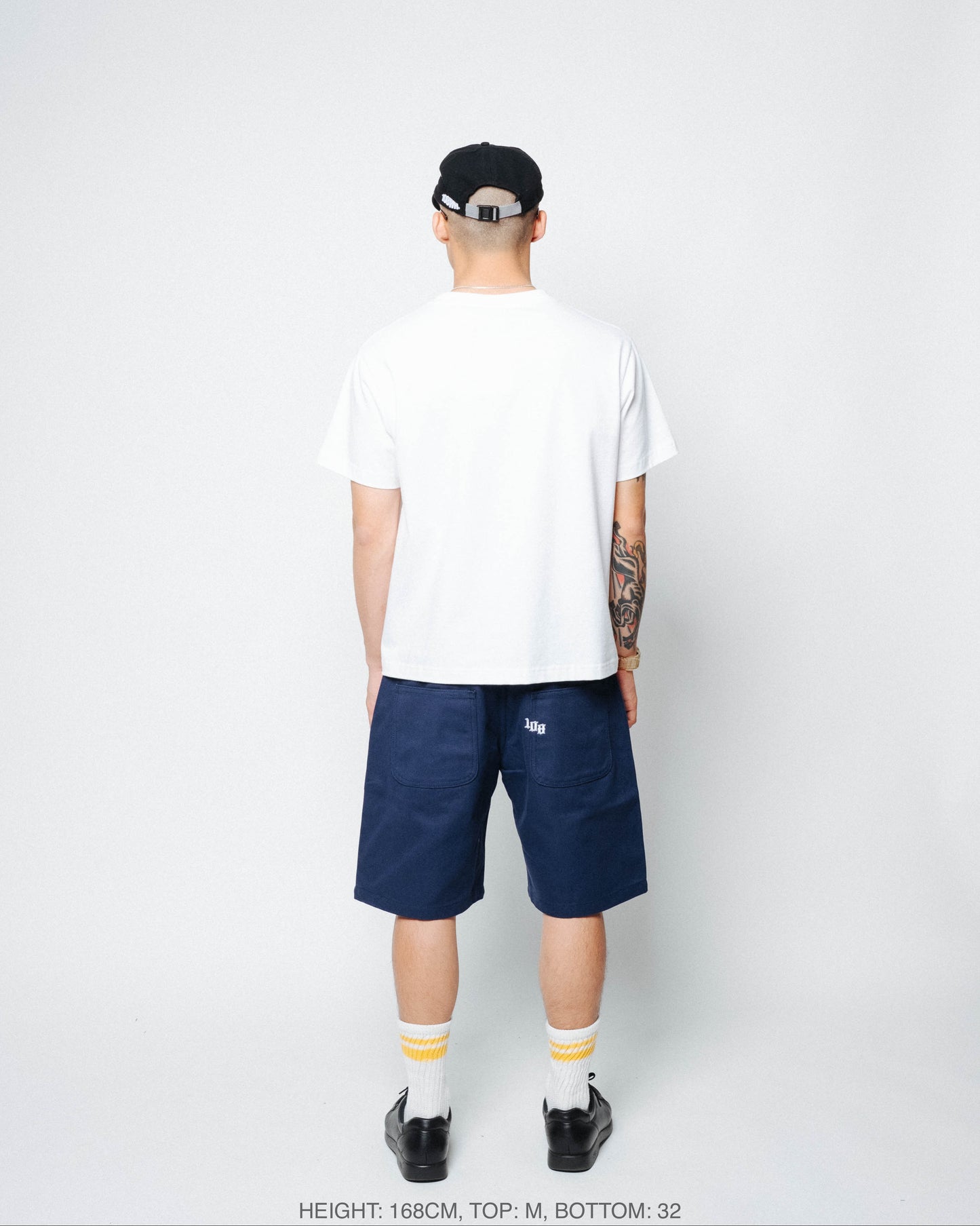 108WAREHOUSE - Canvas Work Shorts (Navy)