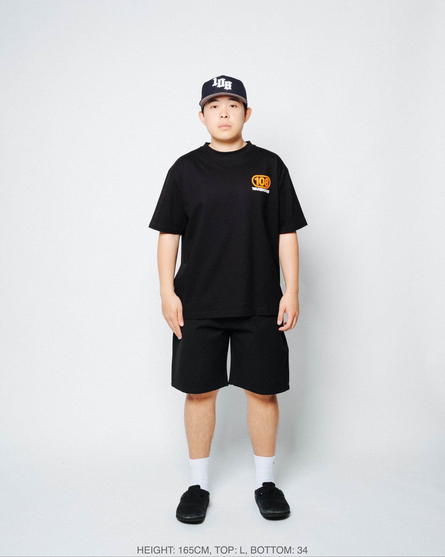 108WAREHOUSE - Canvas Work Shorts (Black)