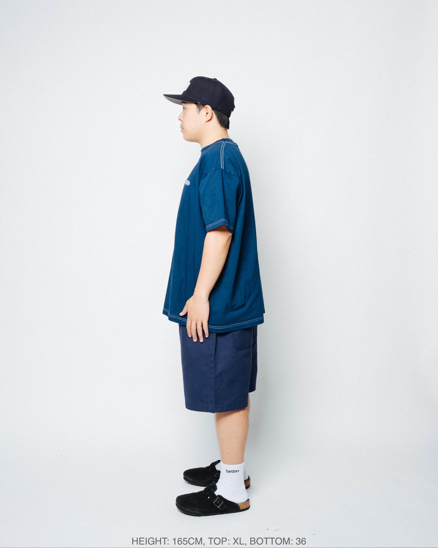 108WAREHOUSE - Canvas Work Shorts (Navy)