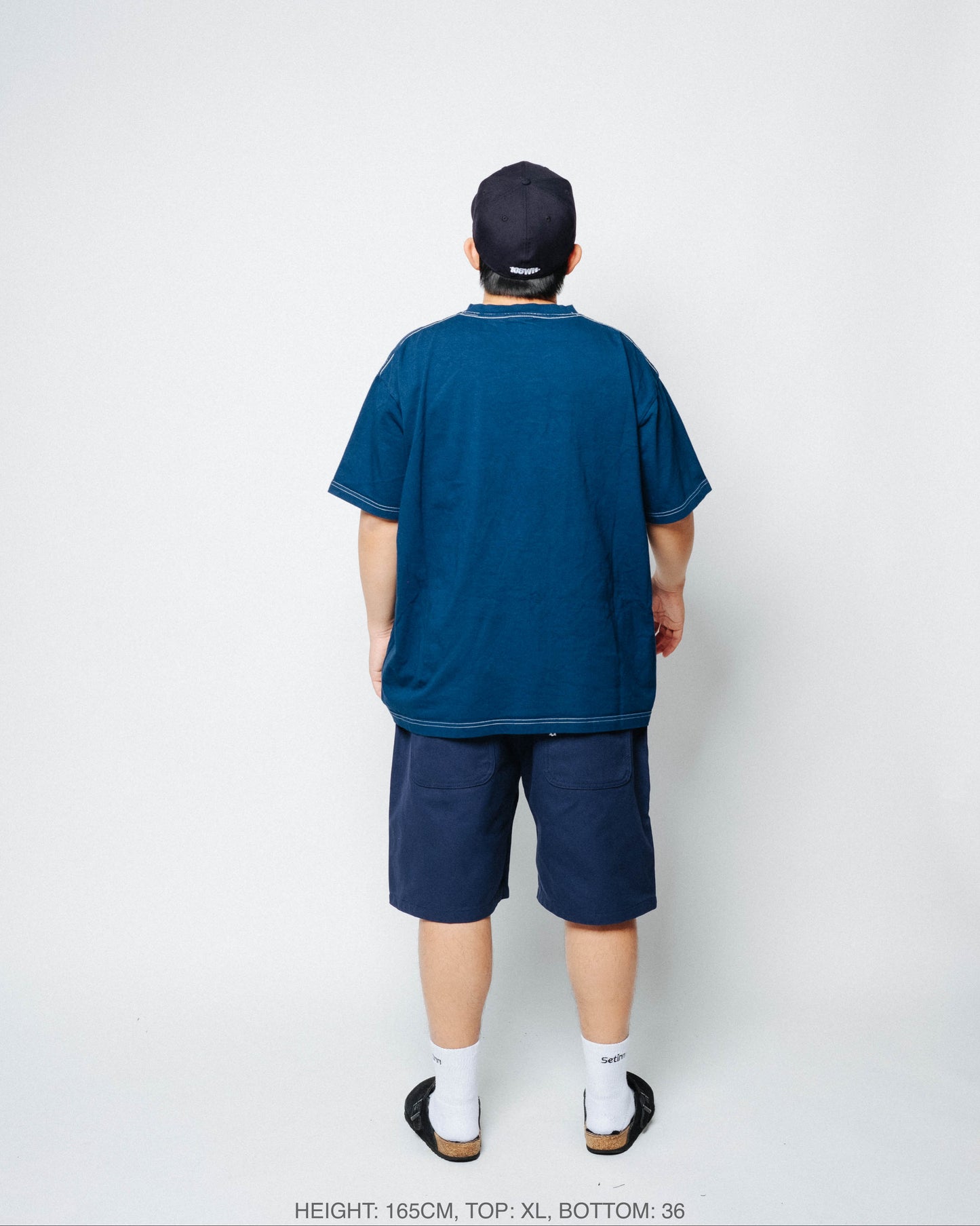 108WAREHOUSE - Canvas Work Shorts (Navy)