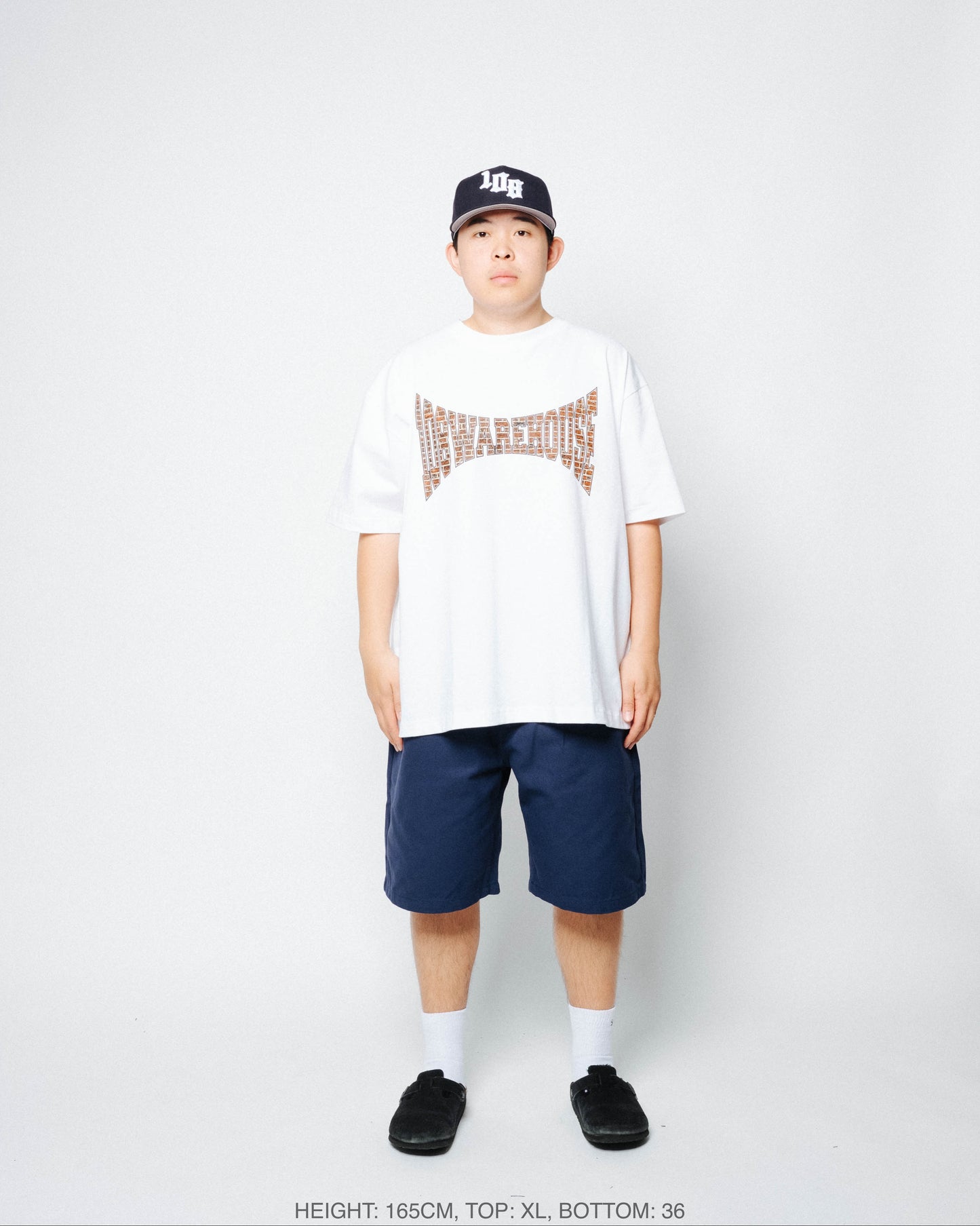 108WAREHOUSE - Brick T-Shirt (White)