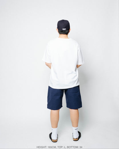 108WAREHOUSE - Canvas Work Shorts (Navy)