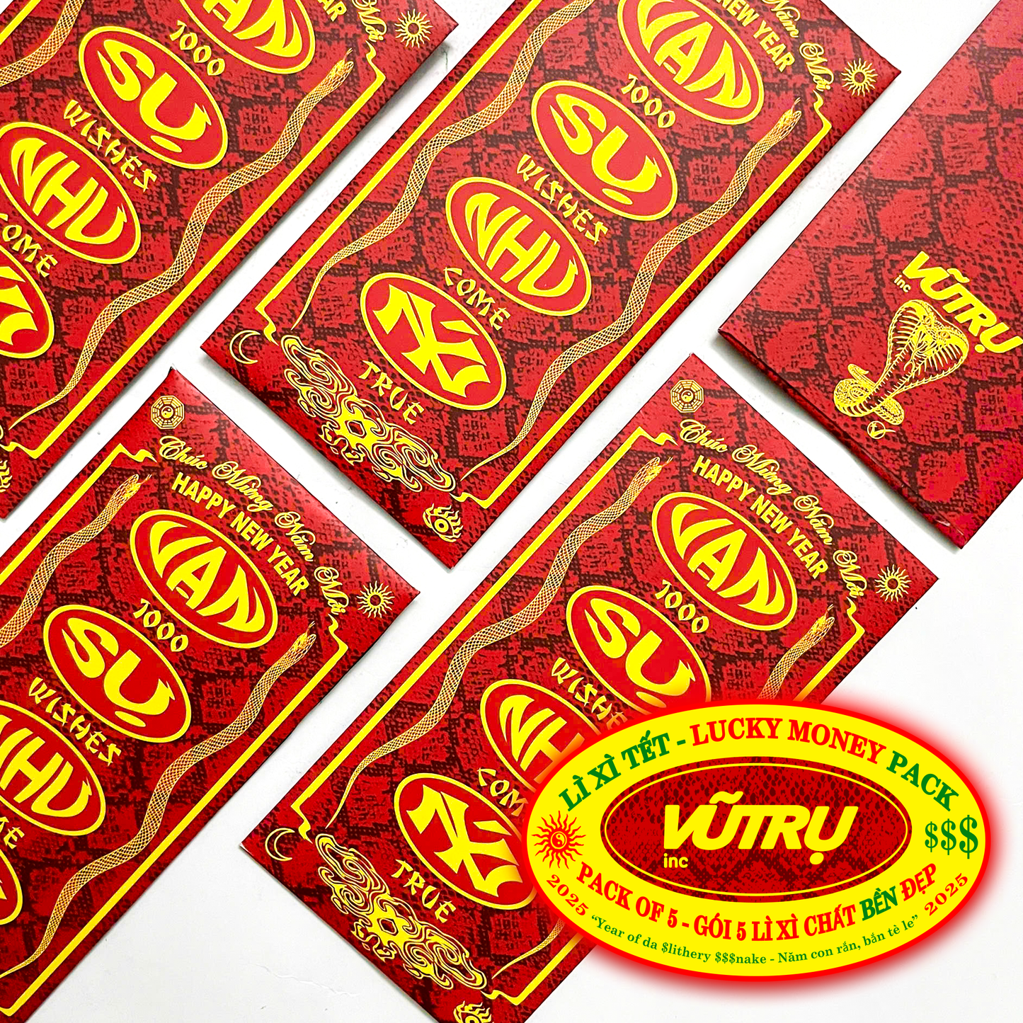 VUTRU Inc - VAN SU NHU NY Lucky Money Pack (5 Pack)