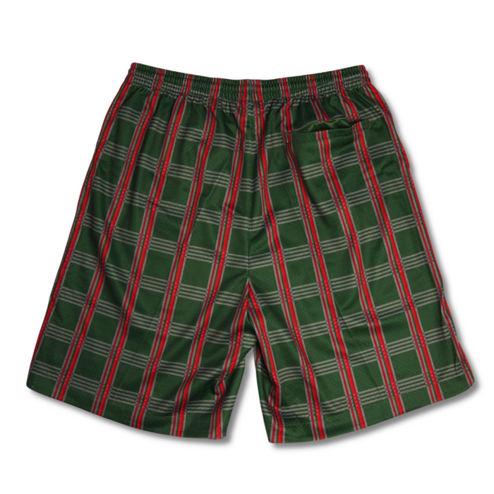 Lola's Hardware - Check Mate Mesh Shorts - Green/Red