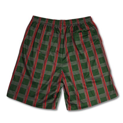 Lola's Hardware - Check Mate Mesh Shorts - Green/Red