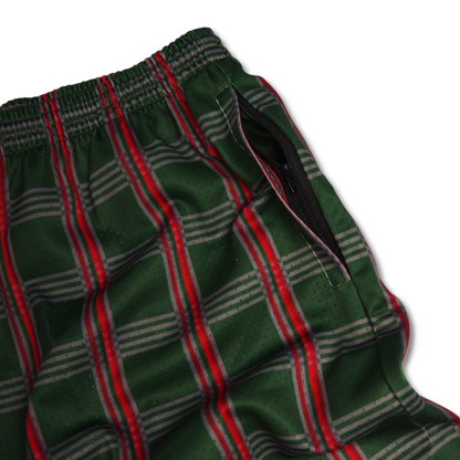 Lola's Hardware - Check Mate Mesh Shorts - Green/Red