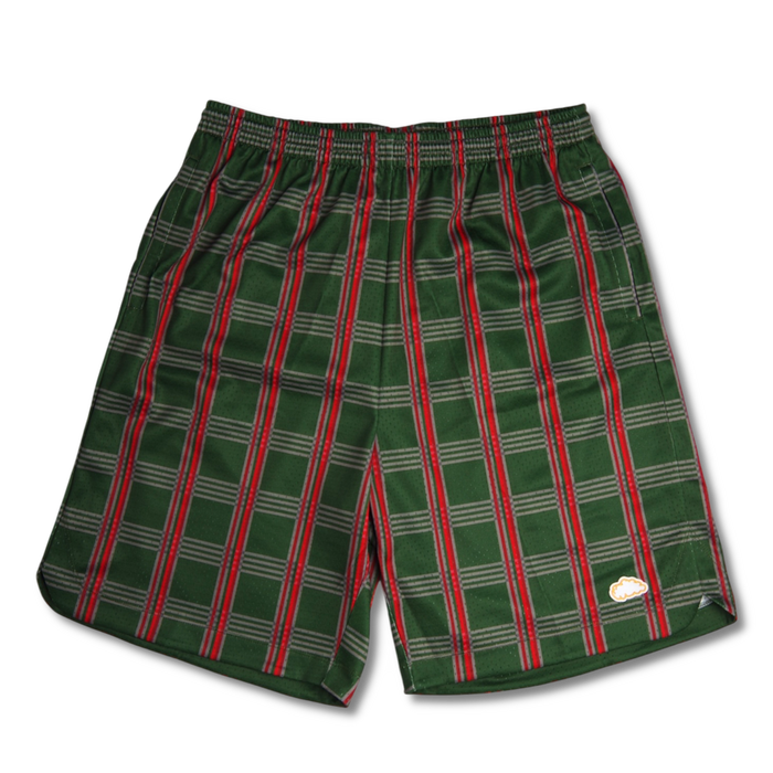 Lola's Hardware - Check Mate Mesh Shorts - Green/Red