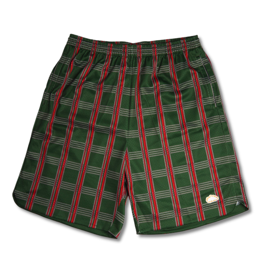 Lola's Hardware - Check Mate Mesh Shorts - Green/Red