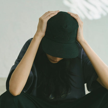 Melsign x Found Feather - MIJ Feather Cap - Black