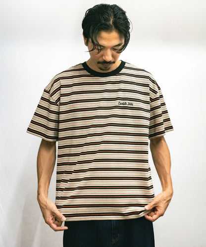 Chocolate Jesus - Mini Logo Border Tee - Orange
