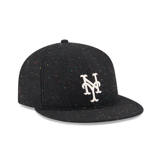 New Era - 9Fifty Retro Crown Speckled Wool NY Mets - Black