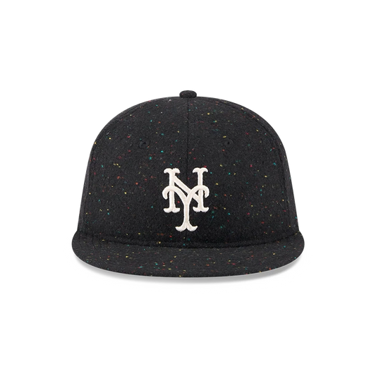 New Era - 9Fifty Retro Crown Speckled Wool NY Mets - Black