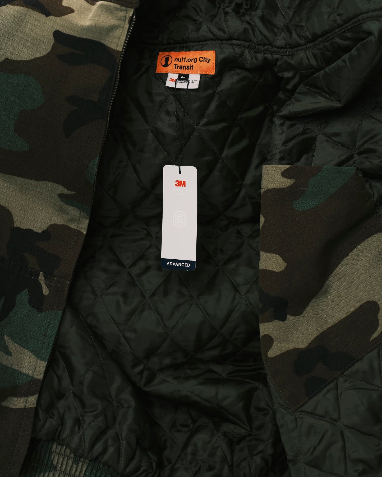Nul1.Org - 3M Thinsulate Active Jacket - Woodland Camo