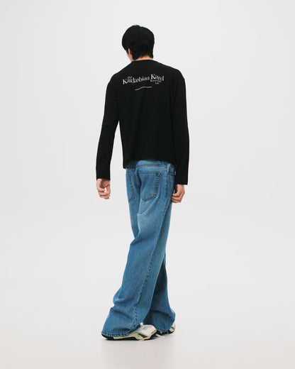 Nul1.Org - Kard LS Tee  - Black