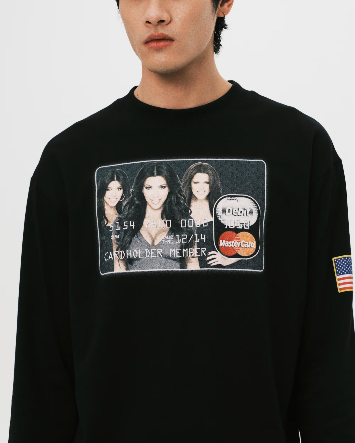 Nul1.Org - Kard LS Tee  - Black