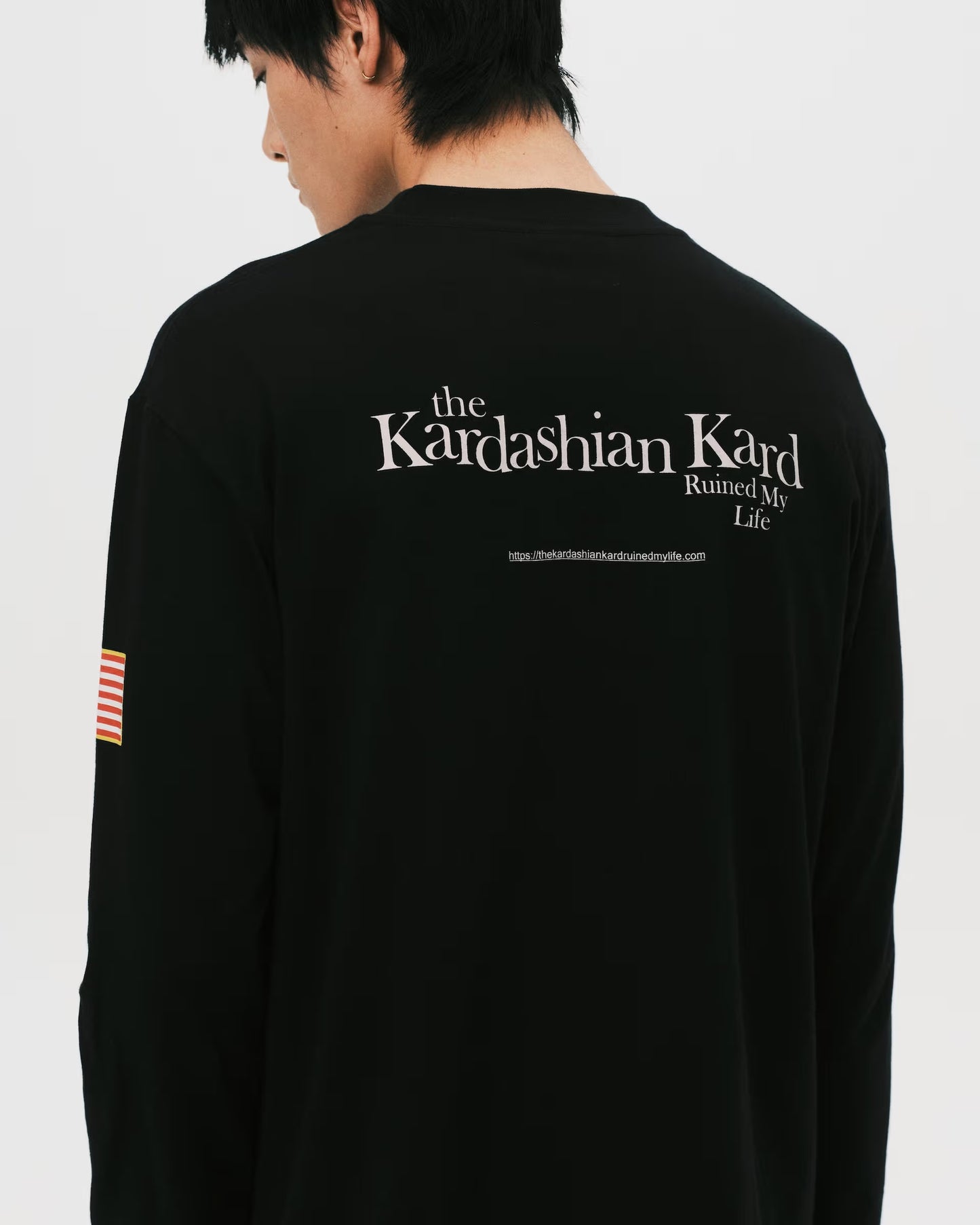 Nul1.Org - Kard LS Tee  - Black