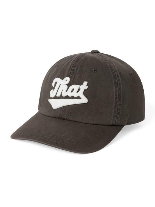 Thisisneverthat - Overdyed That Applique Cap - Washed Black