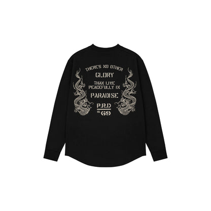 Paradise4Saigon - Tribe Waffle Shirt - Black