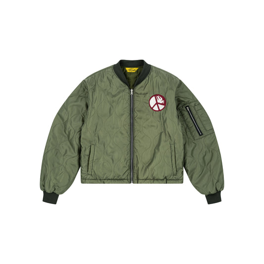 Paradise4Saigon - Peace Tour Bomber Jacket - Green