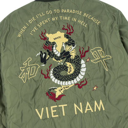 Paradise4Saigon - Peace Tour Bomber Jacket - Green