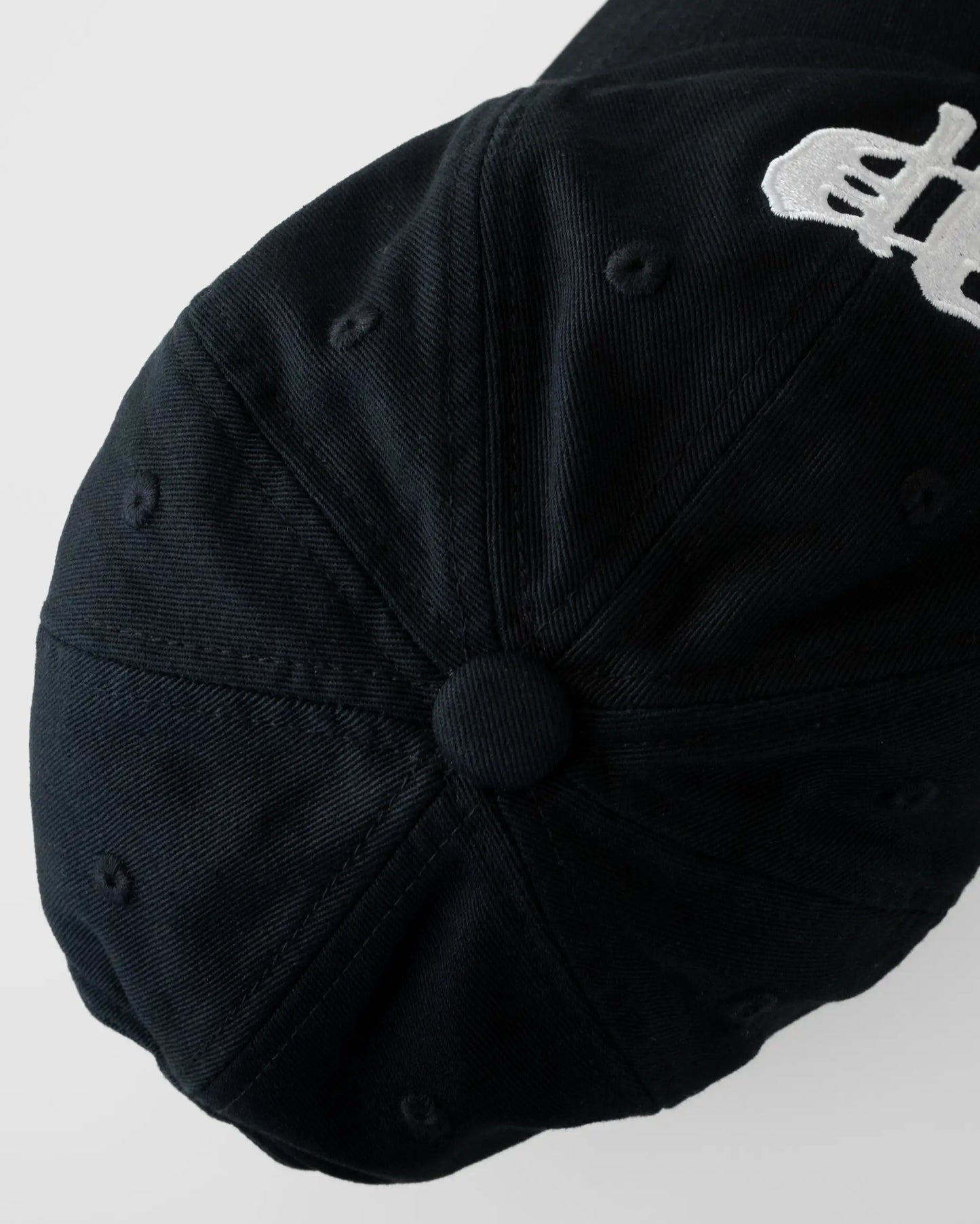 Pseushi - Washed Twill Baseball Cap - Black