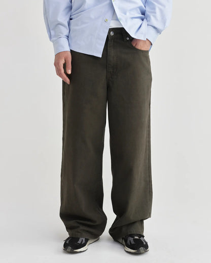 Pseushi - Loose Cut Ripstop Carpenter Pant - Khaki