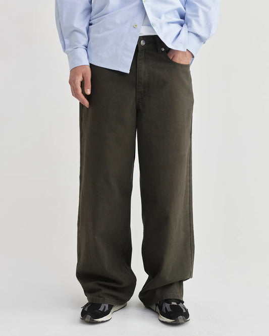 Pseushi - Loose Cut Ripstop Carpenter Pant - Khaki