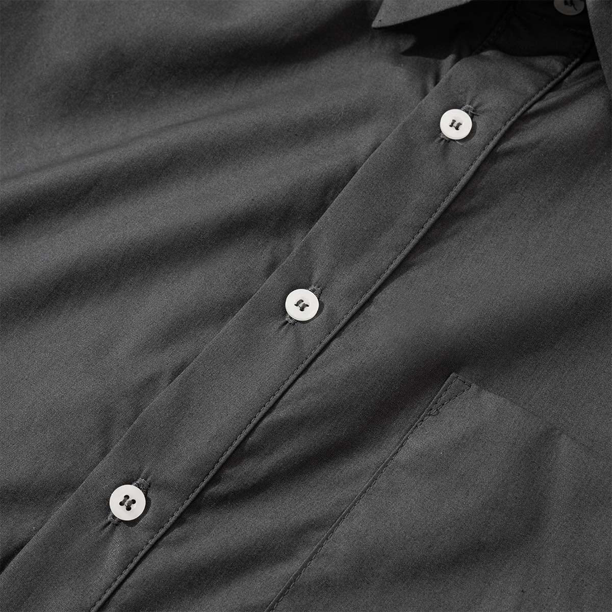 Pseushi - Long Sleeve Shirt - Charcoal