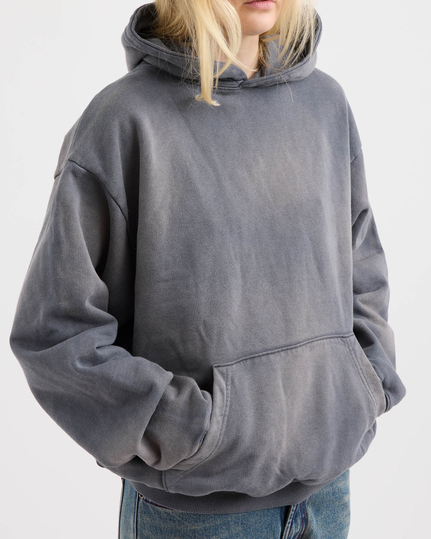 Pseushi - Pareidolia Hoodie - Faded Grey