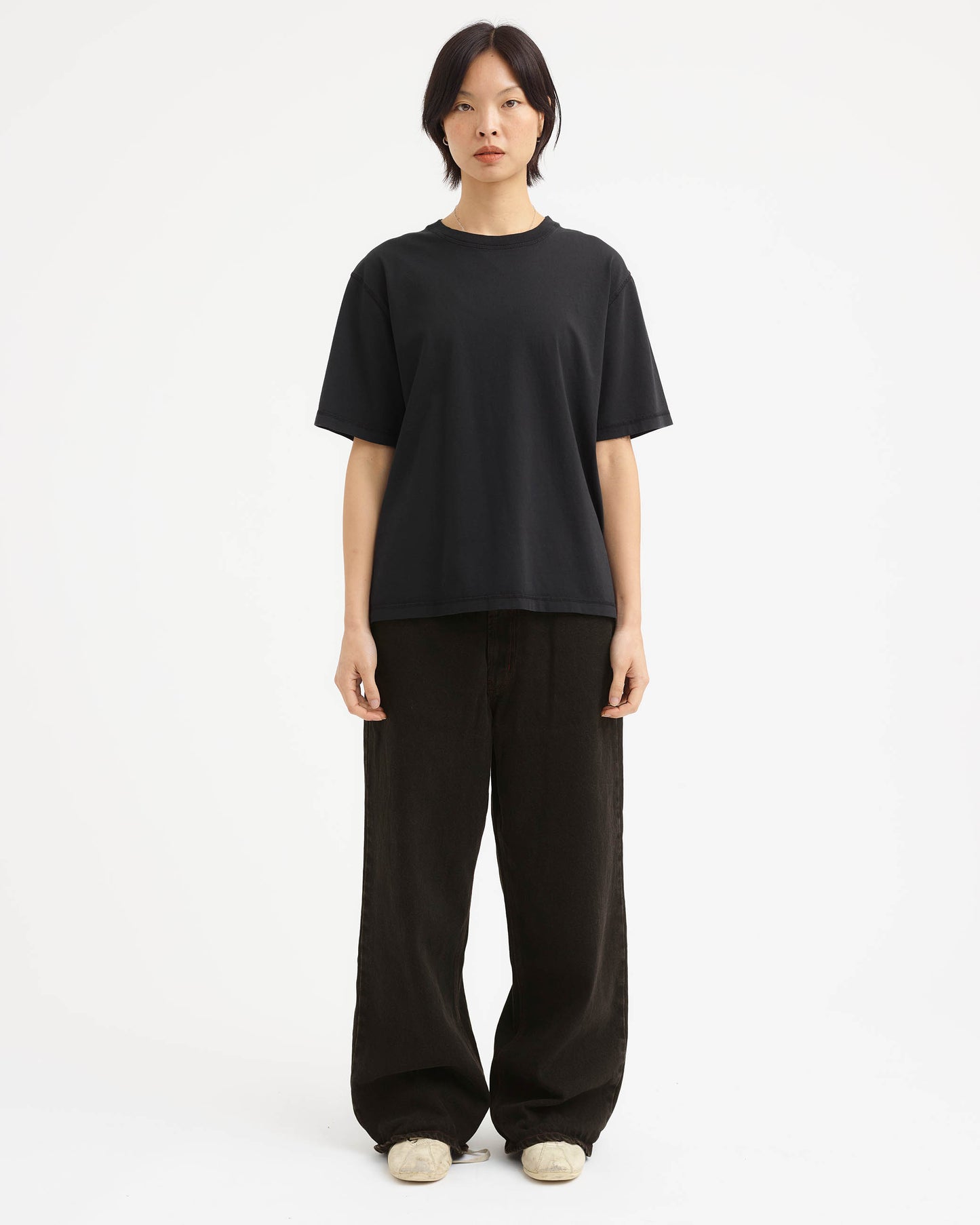 Pseushi - Loose Jeans - Mud Wash