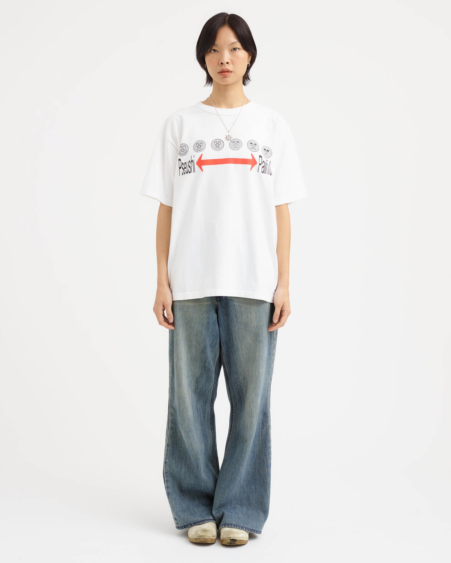 Pseushi - Loose Jeans - Vintage Wash