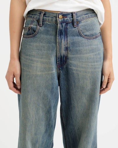 Pseushi - Loose Jeans - Vintage Wash