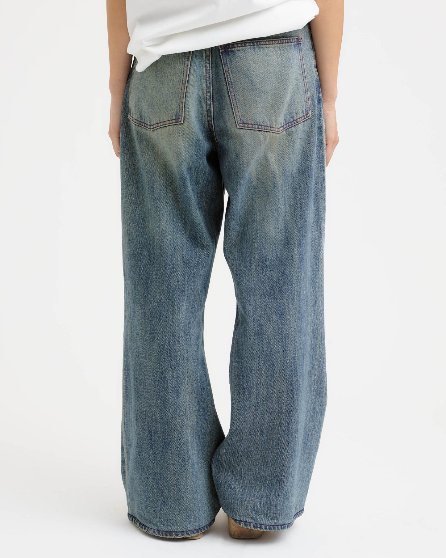 Pseushi - Loose Jeans - Vintage Wash