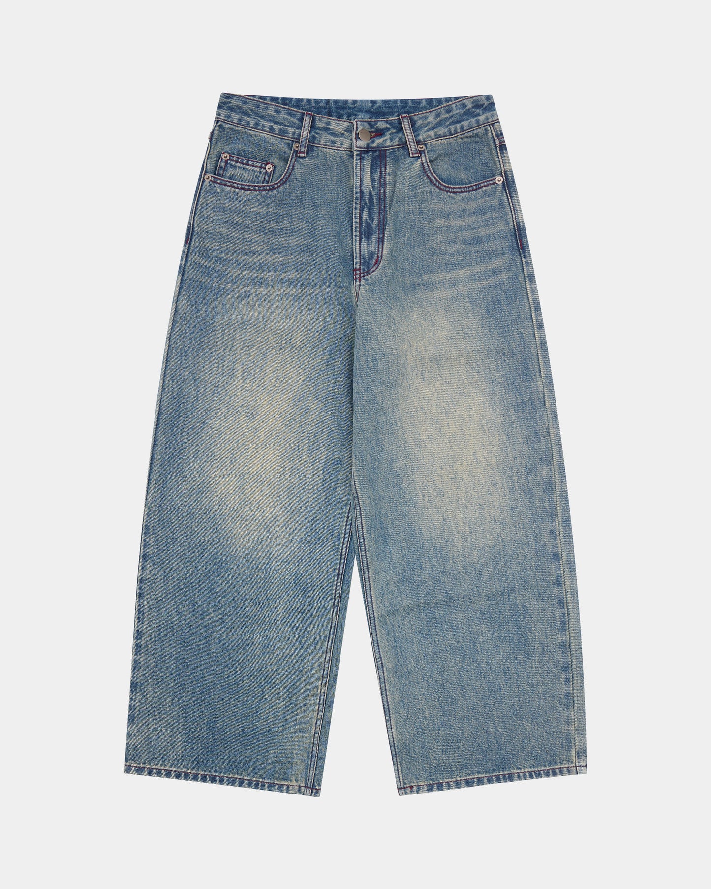 Pseushi - Loose Jeans - Vintage Wash