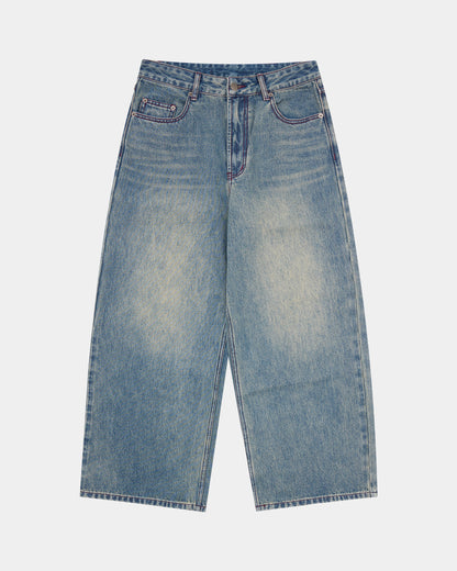 Pseushi - Loose Jeans - Vintage Wash