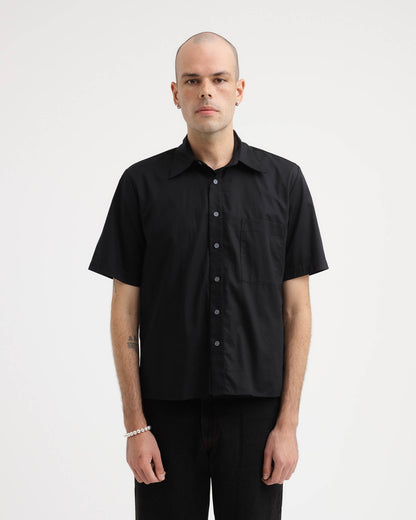 Pseushi - Short Sleeve Shirt - Black