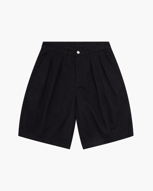 Pseushi - Pleated Balloon Shorts - Black