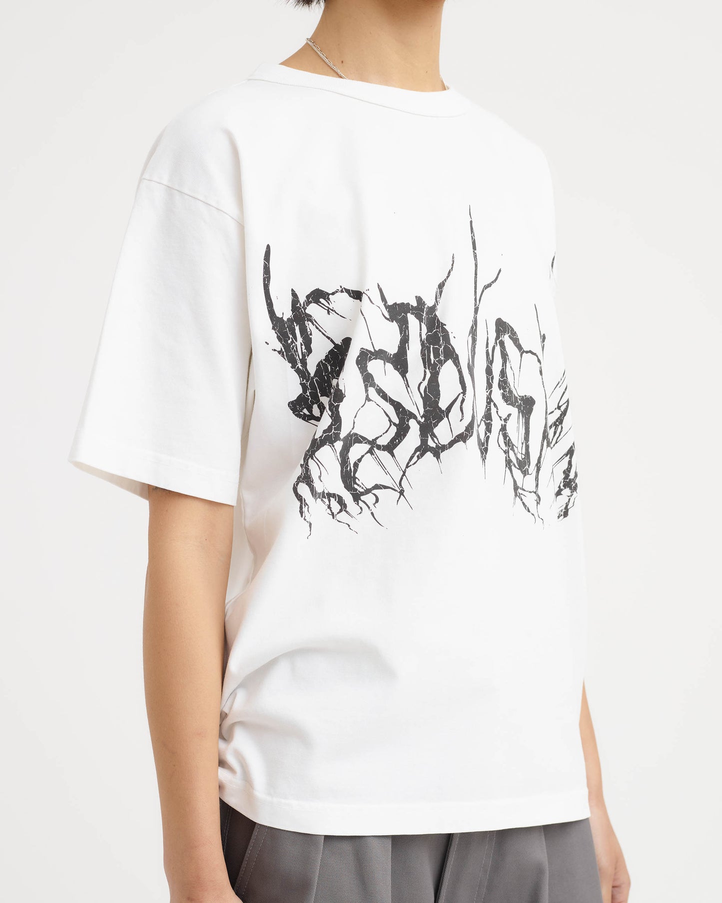Pseushi - Metal Tee - White