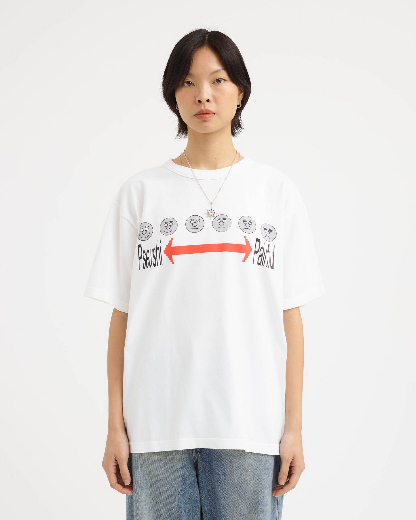 Pseushi - Pain Tee - White