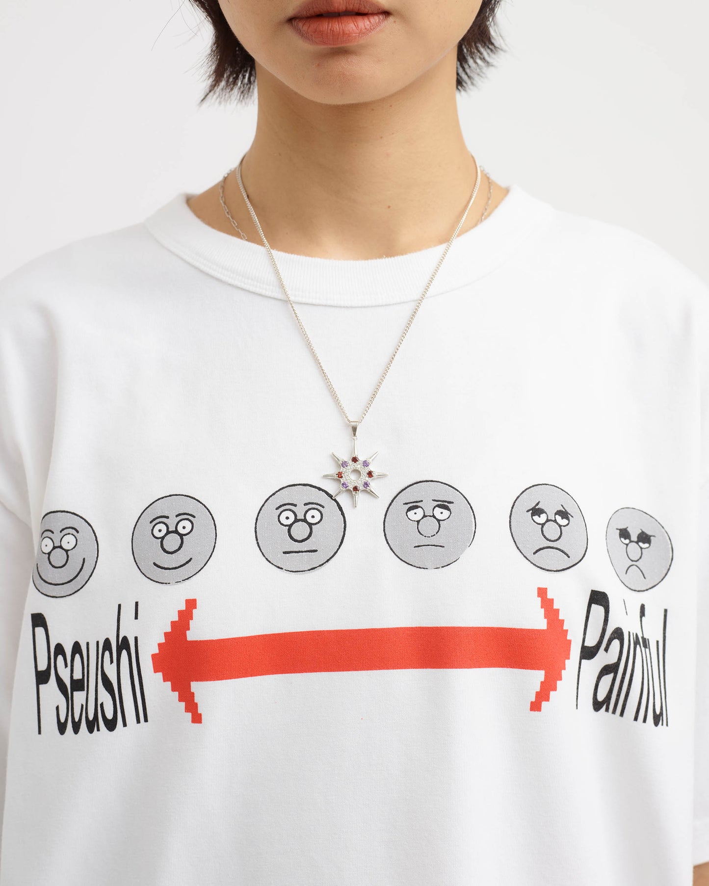 Pseushi - Pain Tee - White