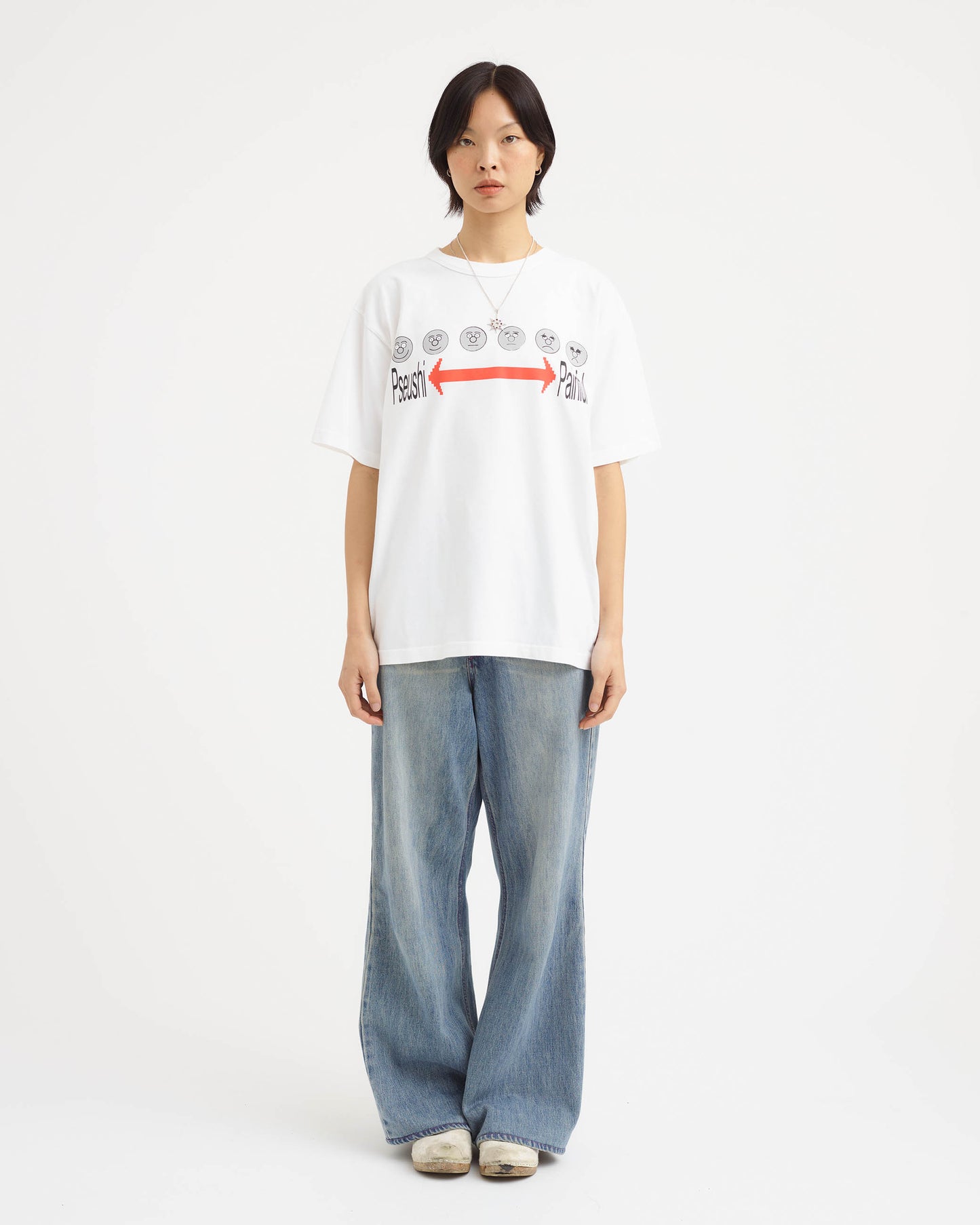 Pseushi - Pain Tee - White