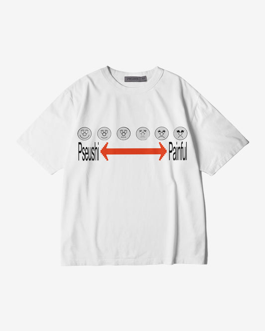 Pseushi - Pain Tee - White