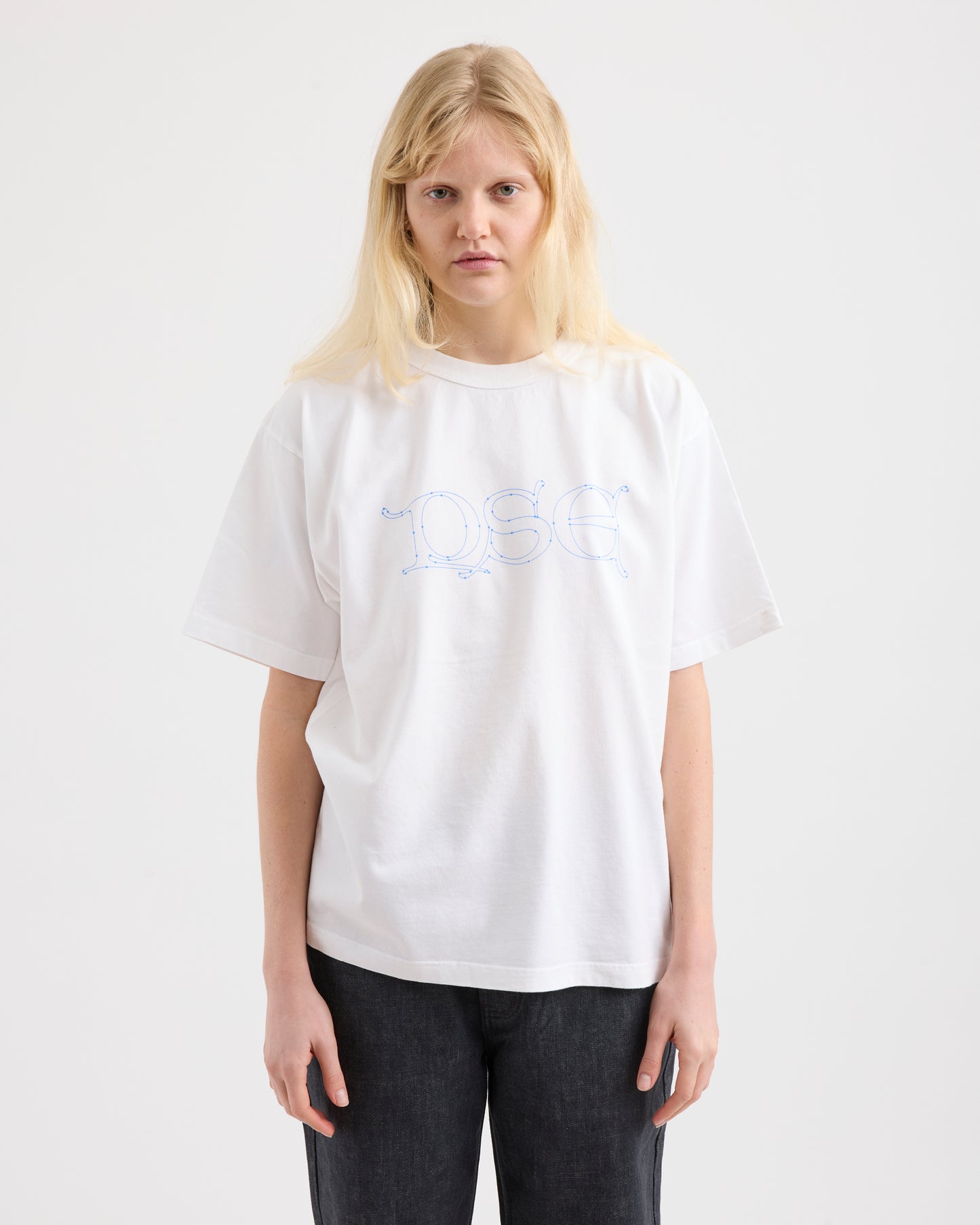 Pseushi - Gothic Logo Tee - White