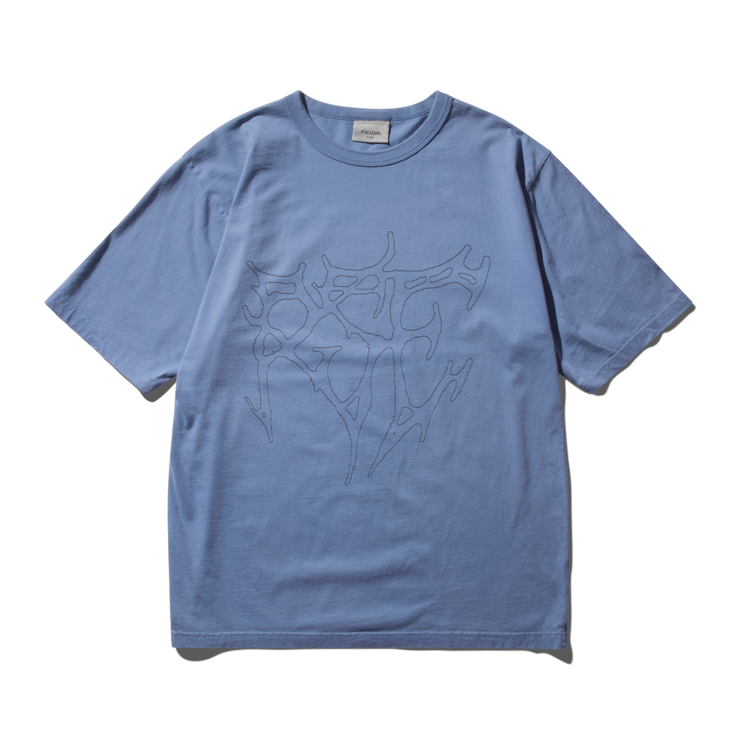 Pseushi - Curse Tee - Dolphin Blue