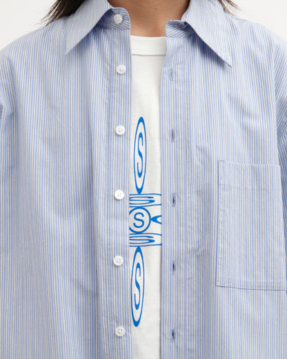 Pseushi - Summer Shirt - Blue Stripes