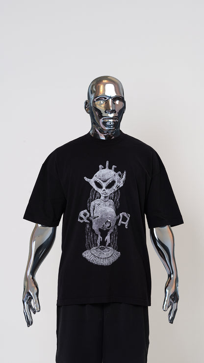 Quispiam Habilis - "DIGITO" S/S T-Shirt - Black