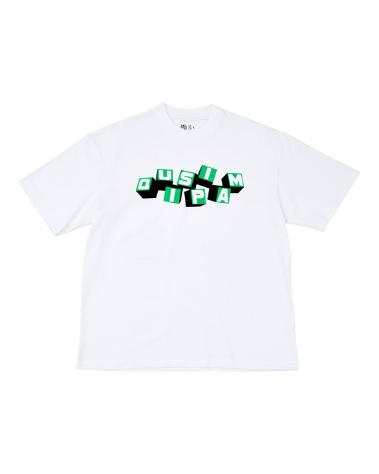Quispiam Habilis - QH Square Logo Tee - White