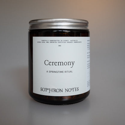 Sophron Notes - Ceremony