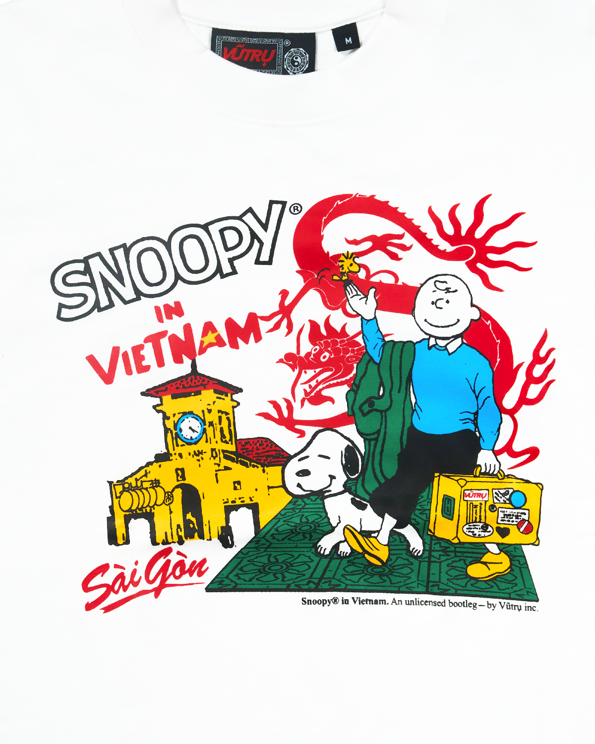 VUTRU Inc - Snoopy in Vietnam T-Shirt - White